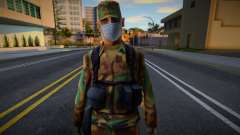 Ejército con máscara protectora para GTA San Andreas