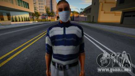 T-Bone en una máscara protectora para GTA San Andreas