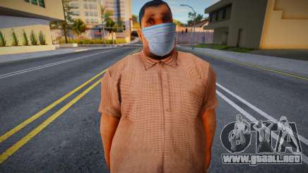 Big Bear con una máscara protectora para GTA San Andreas