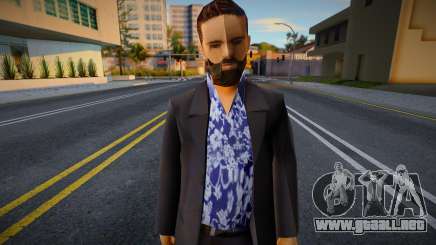 Claude con barba para GTA San Andreas