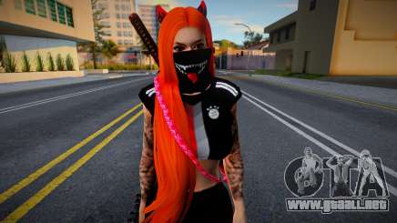 Female Skin with Horn para GTA San Andreas