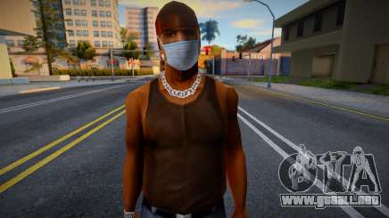 Bmydrug en una máscara protectora para GTA San Andreas