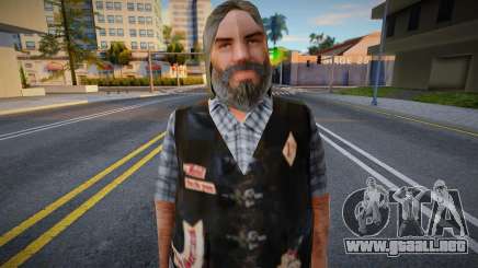 Viejo motero para GTA San Andreas