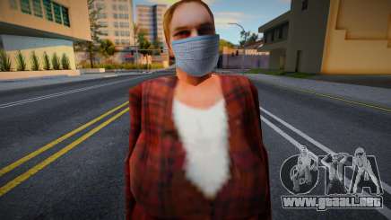 Swfost en una máscara protectora para GTA San Andreas