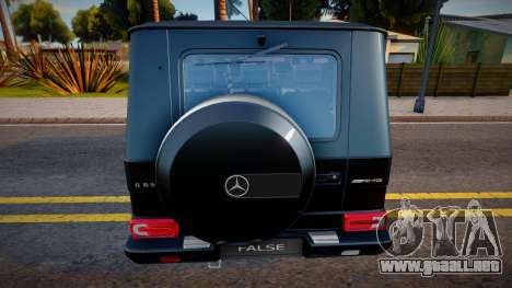 Mercedes-Benz G65 AMG (Black Style) para GTA San Andreas