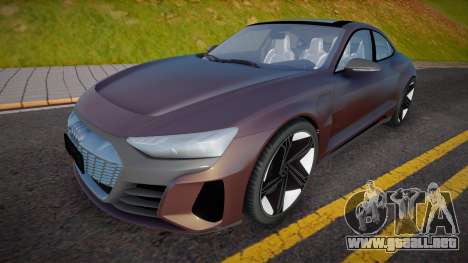 Audi e-tron GT 2018 para GTA San Andreas