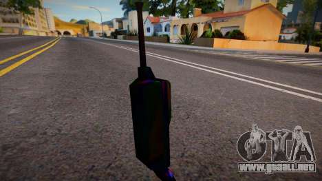 Iridescent Chrome Weapon - Cellphone para GTA San Andreas