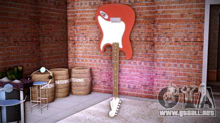 Fender Stratocaster Triple 1 para GTA Vice City
