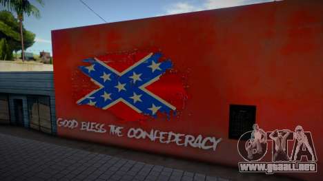 Graffiti Dios bendiga a la Confederación para GTA San Andreas