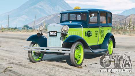 Ford Modelo A Town Sedán 1931〡Taxi〡add-on v0.4