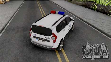 Dacia Lodgy D.P.I.R para GTA San Andreas