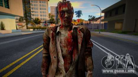 Zombie Skin from RE 0 HD Remaster para GTA San Andreas