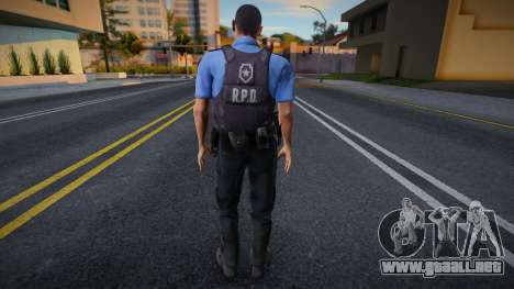 RPD Officers Skin - Resident Evil Remake v22 para GTA San Andreas
