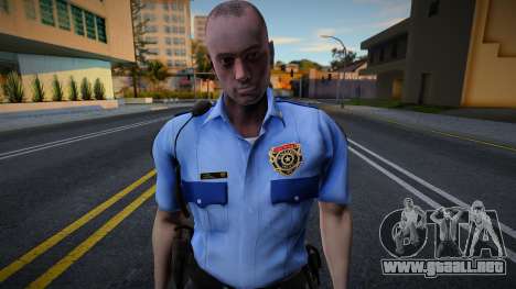 RPD Officers Skin - Resident Evil Remake v8 para GTA San Andreas