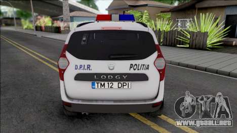 Dacia Lodgy D.P.I.R para GTA San Andreas