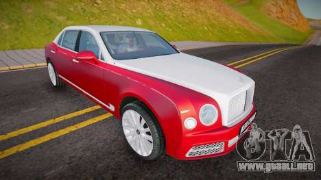 Bentley Mulsanne EWB 2021 para GTA San Andreas