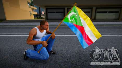 Comoros Flag para GTA San Andreas