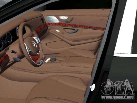 Mecedes Benz S600 Maybach (W222) V2 para GTA San Andreas