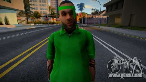 Grove Street man v1 para GTA San Andreas