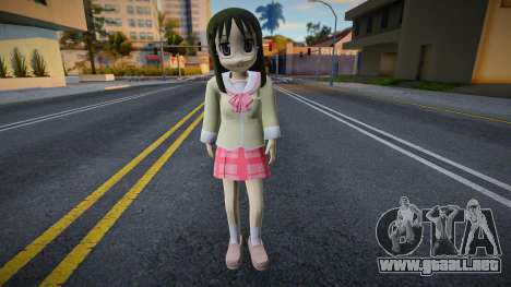 Mai Minakami from Nichijou para GTA San Andreas