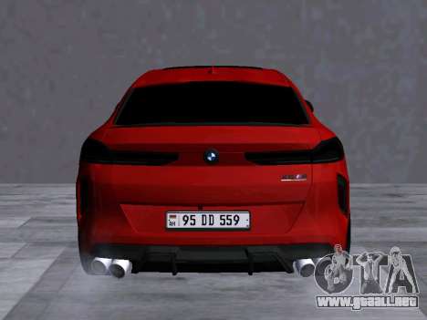 BMW X6 M Competition 2020 para GTA San Andreas