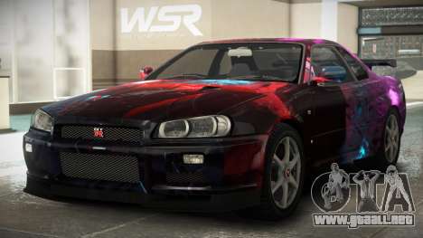 Nissan Skyline R34 QS S4 para GTA 4