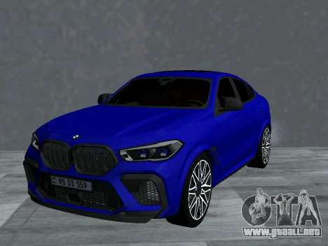 BMW X6 M Competition 2020 para GTA San Andreas