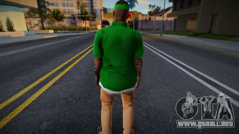 Grove Street man v1 para GTA San Andreas