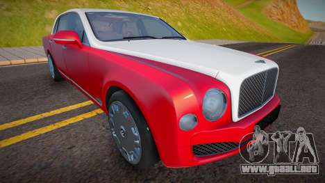 Bentley Mulsanne 2010 para GTA San Andreas