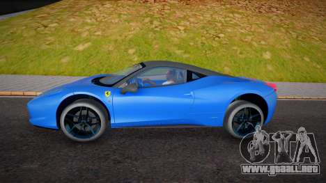 Ferrari 458 Italia (JST Project) para GTA San Andreas