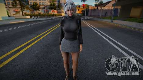 Fiona Cosplay: Shirogane Noel Casual [With Bag] para GTA San Andreas