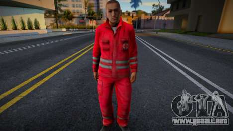 Trabajador de ambulancia v5 para GTA San Andreas