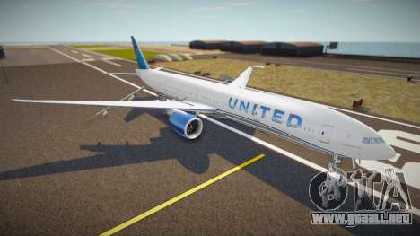 Boeing 777-300ER (United Airlines) para GTA San Andreas