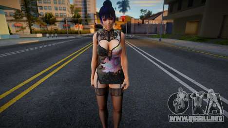 DOAXVV Nyotengu - Phantom Black Dragon v1 para GTA San Andreas