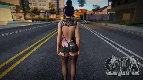 DOAXVV Nyotengu - Phantom Black Dragon v1 para GTA San Andreas