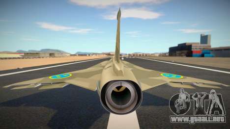 J35D Draken (Drakens) para GTA San Andreas