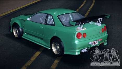 Nissan Skyline GT-R V-Spec R34 02 v1 para GTA Vice City