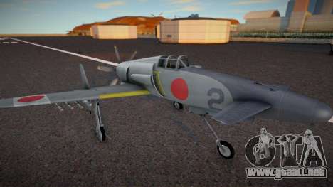 Kyushu J7W Shinden para GTA San Andreas