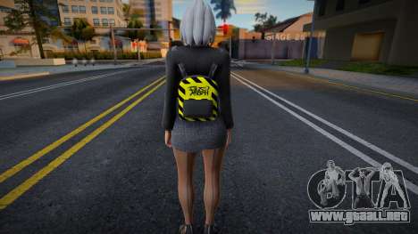 Fiona Cosplay: Shirogane Noel Casual [With Bag] para GTA San Andreas