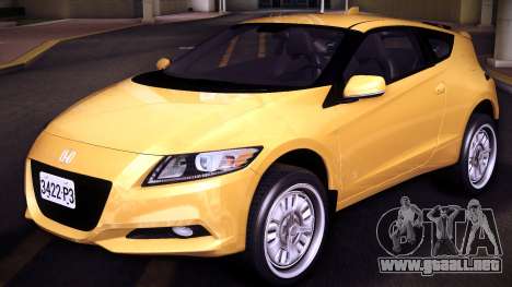 Honda CR-Z 2010 (TW Plate) para GTA Vice City