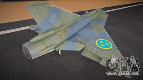 J35D Draken para GTA San Andreas