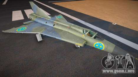 J35D Draken para GTA San Andreas