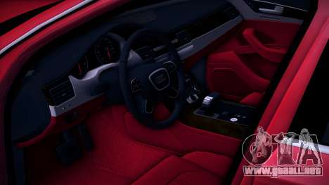 Audi A8 (D4) V6 3.0 TFSI para GTA Vice City