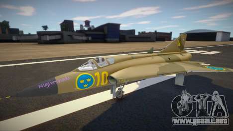 J35D Draken (Drakens) para GTA San Andreas