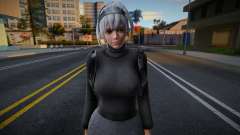 Fiona Cosplay: Shirogane Noel Casual [With Bag] para GTA San Andreas