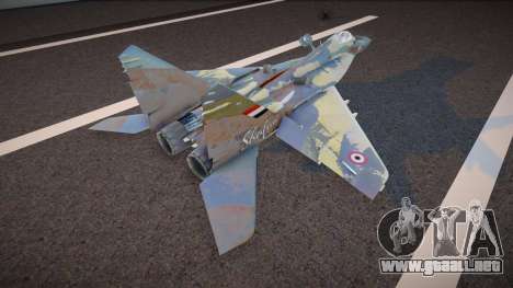 MiG 29 Yemeni army v1 para GTA San Andreas