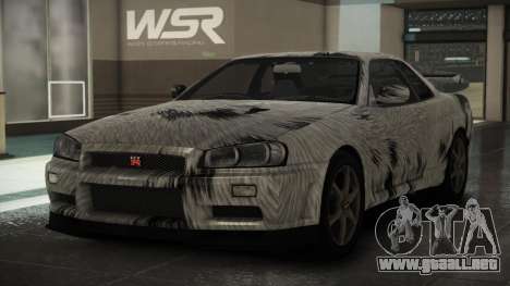 Nissan Skyline R34 GT V-Spec S1 para GTA 4