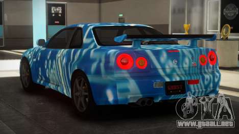 Nissan Skyline R34 GT V-Spec S6 para GTA 4