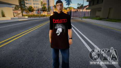 Fashionista en una camiseta para GTA San Andreas