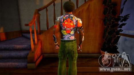 Yakuza Tattoo for CJ para GTA San Andreas